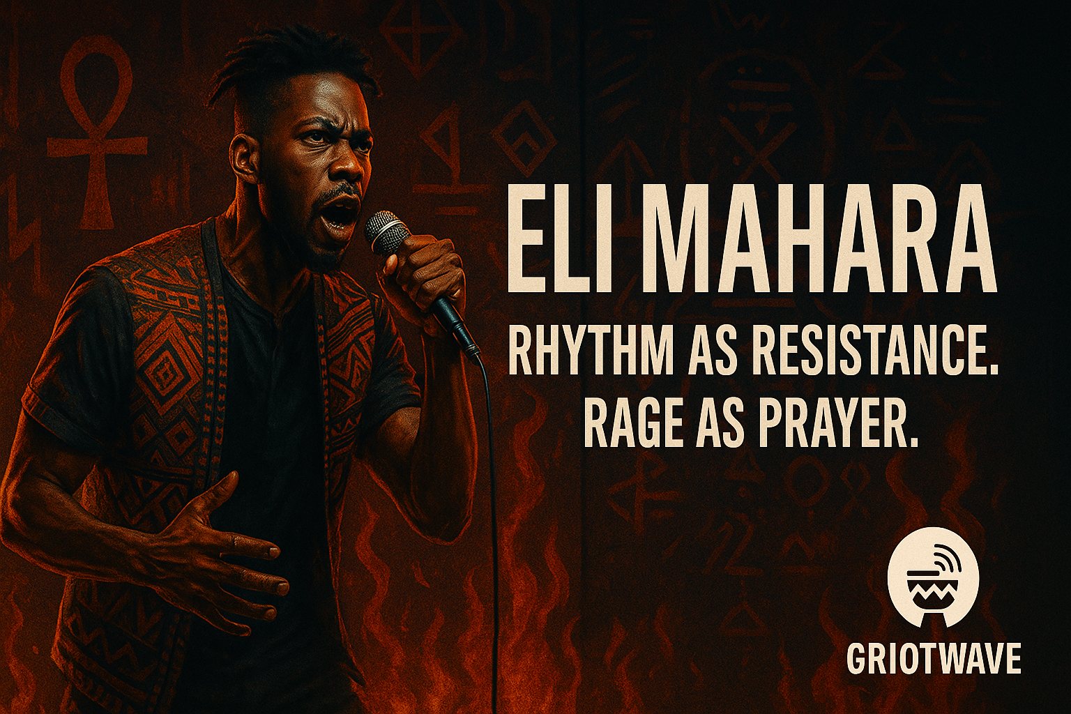 Introducing Eli Mahara: The Sonic Warrior of Truth, Rage, and Redemption.